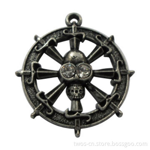 Metal Pendant, Fancy Design, Made of Alloy, Customized Colors are Accepted